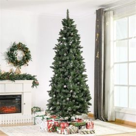 7.5 ft Christmas tree (Color: as picture)