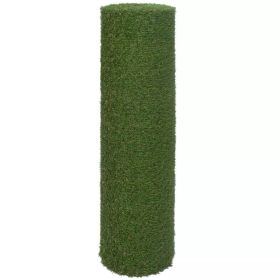 vidaXL Artificial Grass 3.3'x16.4'/0.8"-1" Green (Option: as picture)